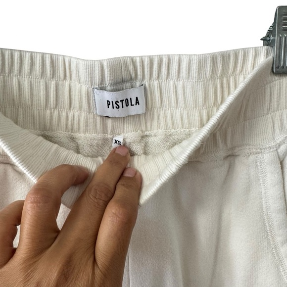 PISTOLA Wynn Cozy Sweatpants Cotton Joggers Size XS Ecru Cream Loungewear Casual - Picture 5 of 11